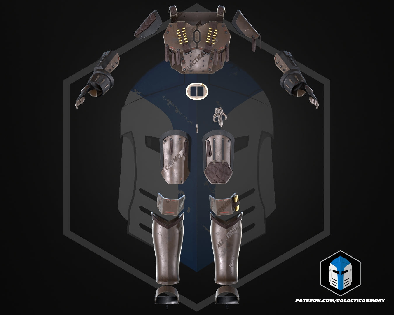 Star Wars Mandalorian Cowboy Armor DIY Kit