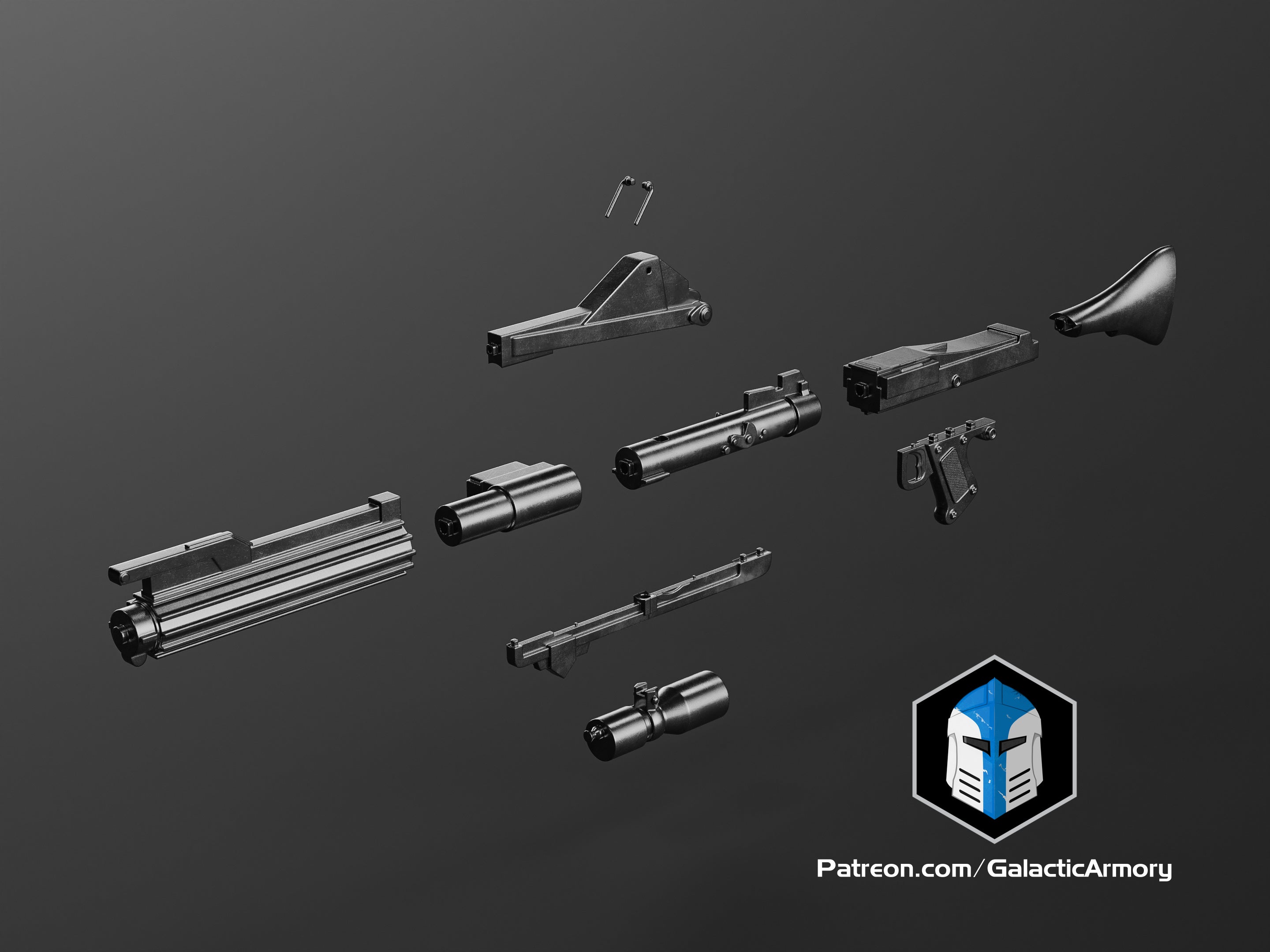 Star Wars DC-15 A Blaster Rifle DIY Kit
