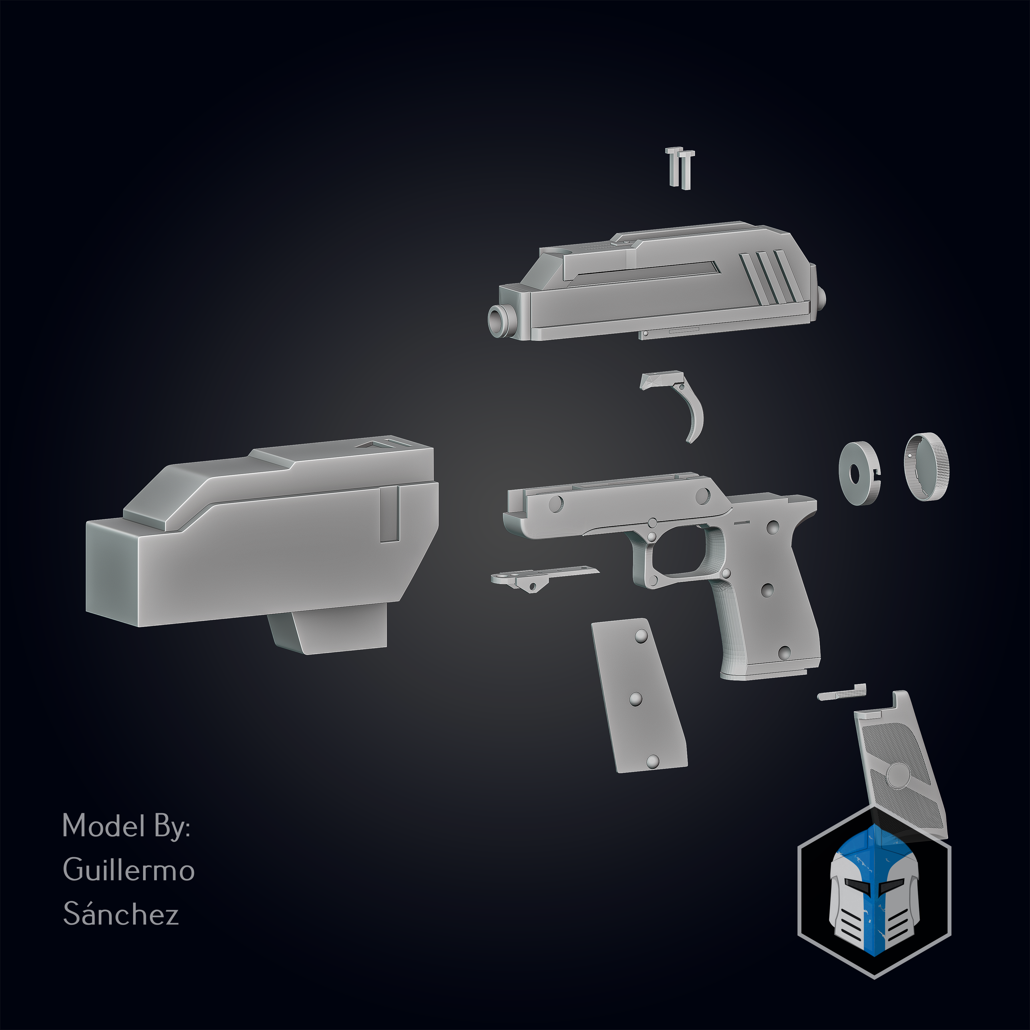 Star Wars DC-17 Blaster DIY Kit