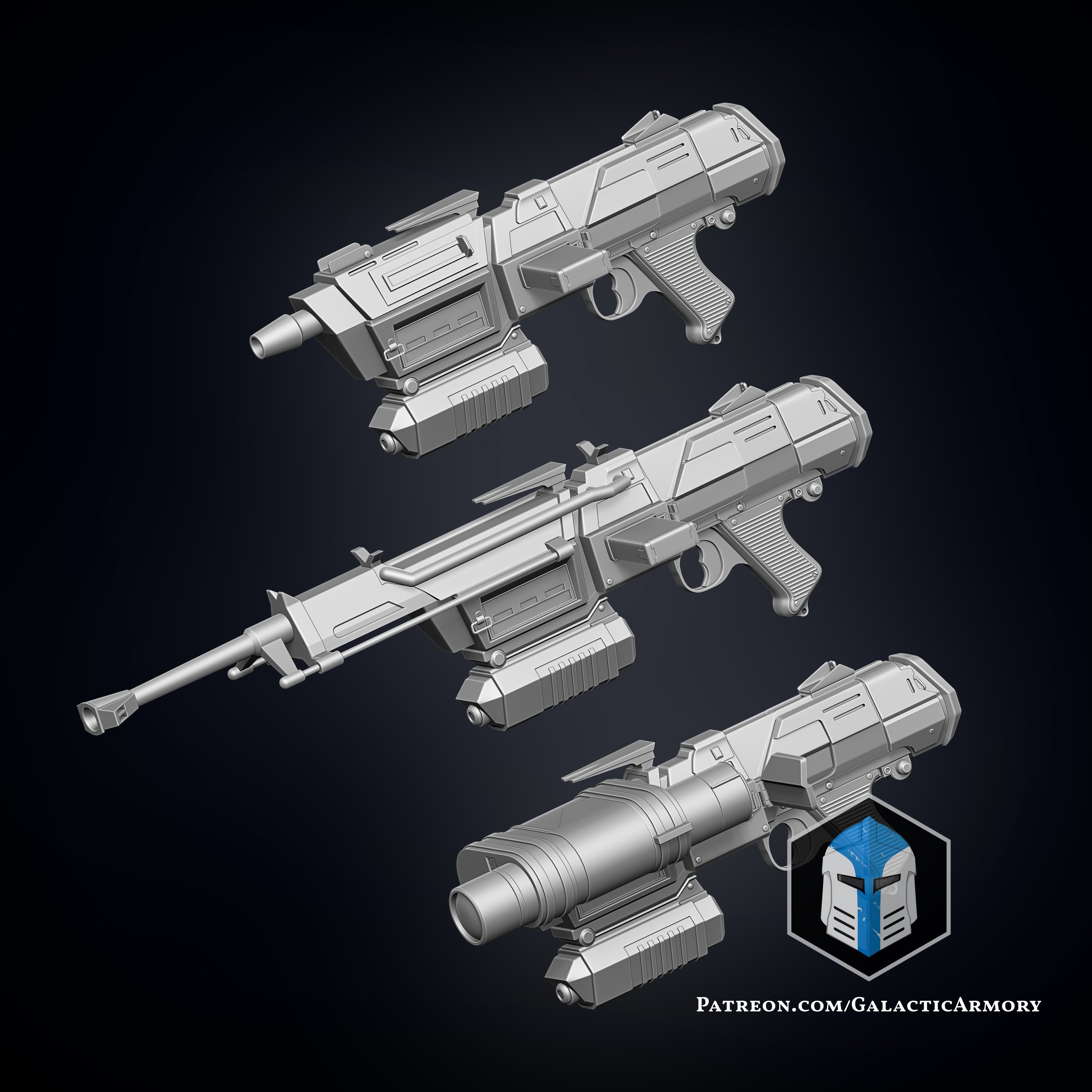 Star Wars DC-17M Blaster DIY Kit