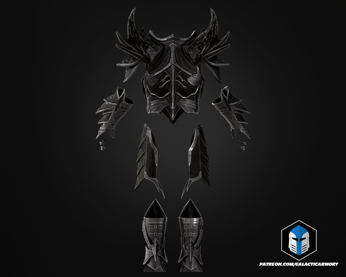 Skyrim Daedric Armor DIY Kit