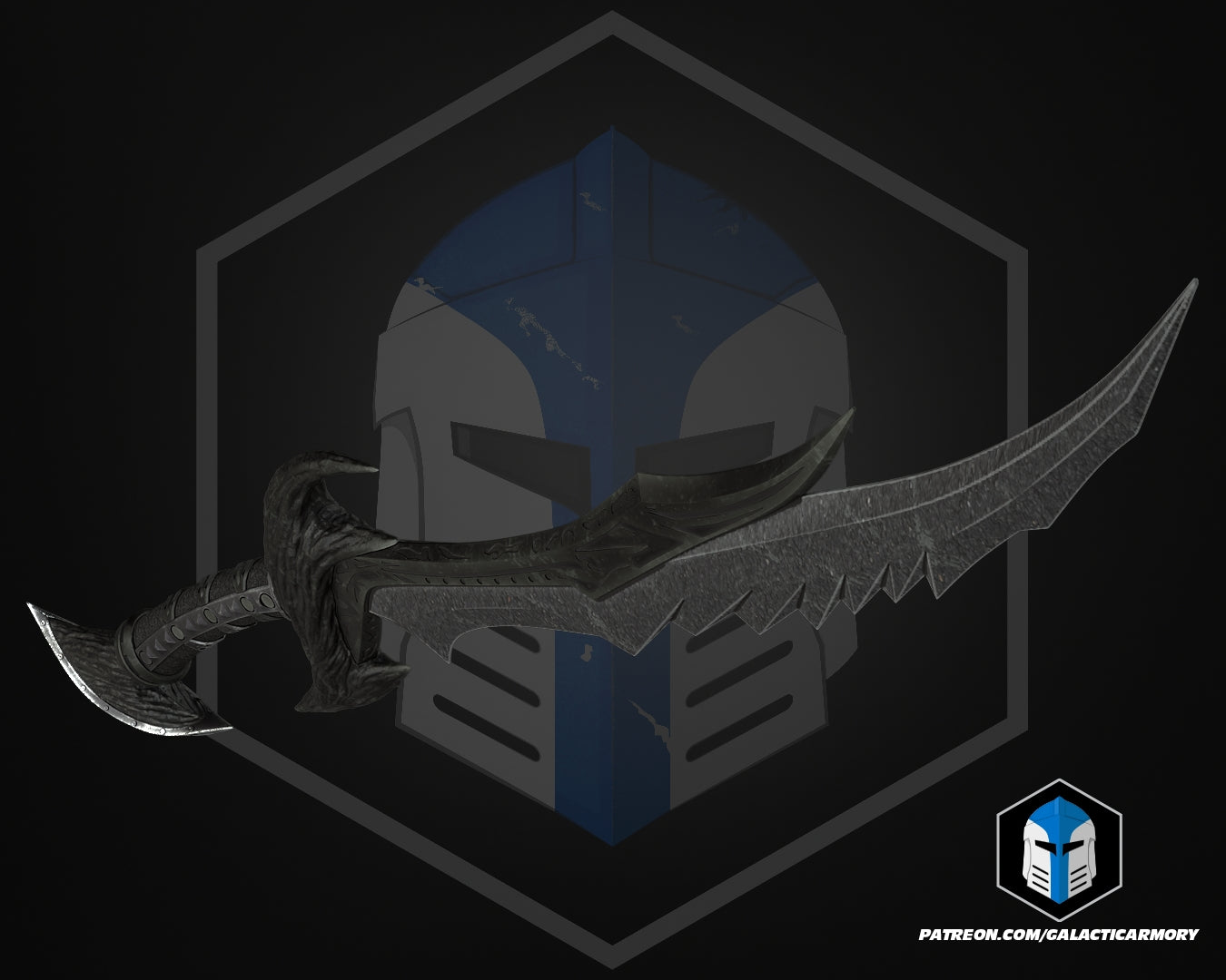 Skyrim Daedric Sword DIY Kit