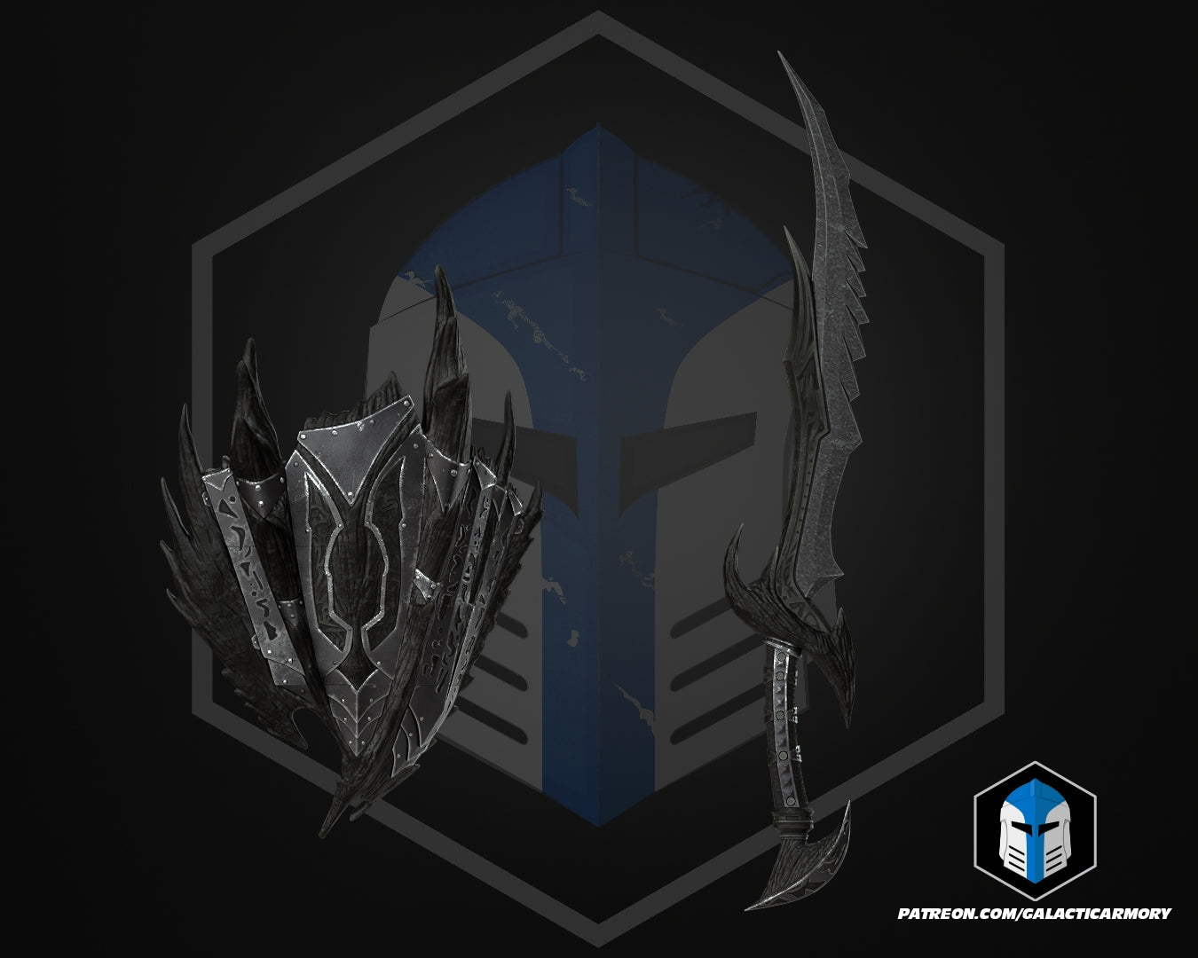 Skyrim Daedric Sword DIY Kit