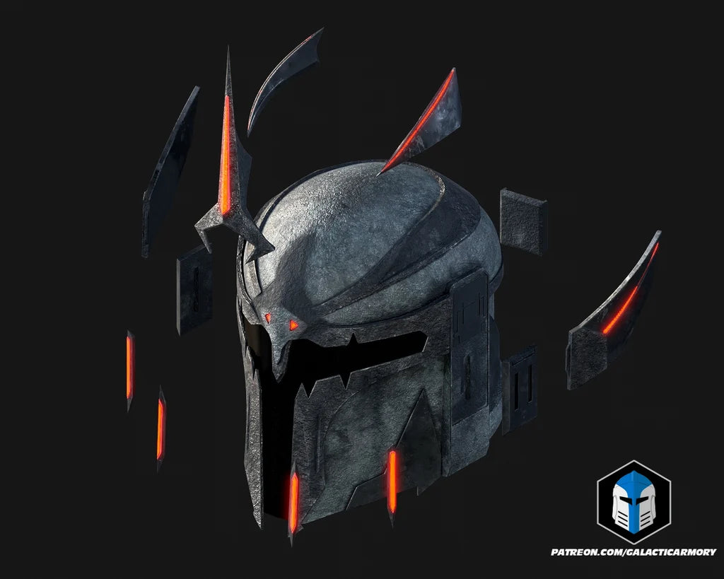Star Wars Mandalorian Demonic Helm DIY Kit