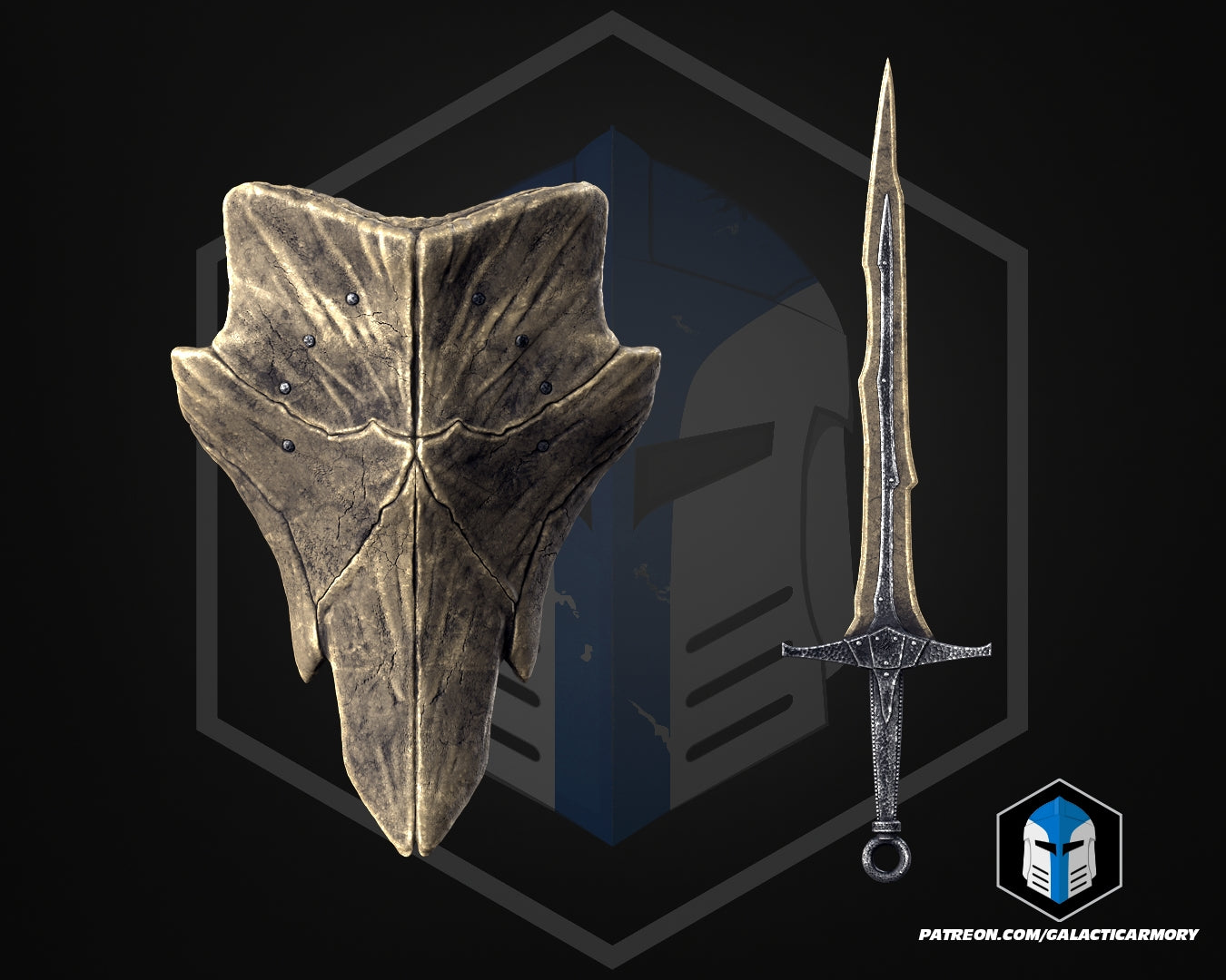 Skyrim Dragonbone Sword DIY Kit