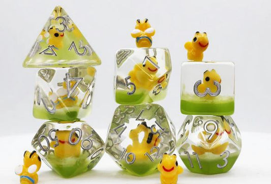 Happy Bees RPG Dice Set