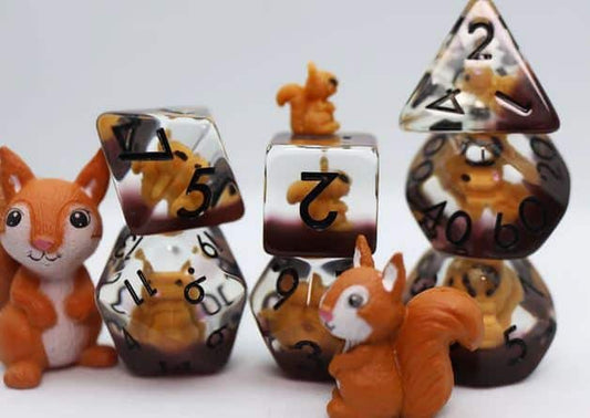 Squirrel RPG Dice Set