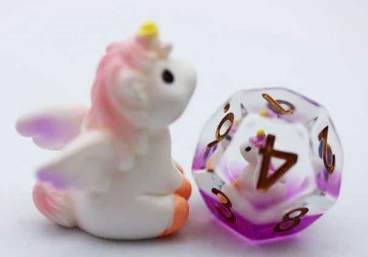 Mystic Unicorn RPG Dice Set