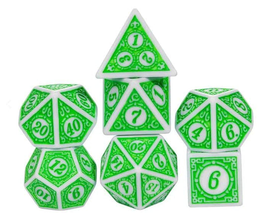 Motif: Leafy RPG Dice Set
