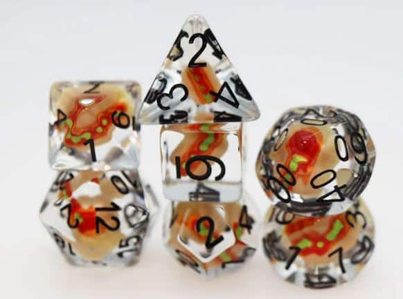 Hot Dog RPG Dice Set