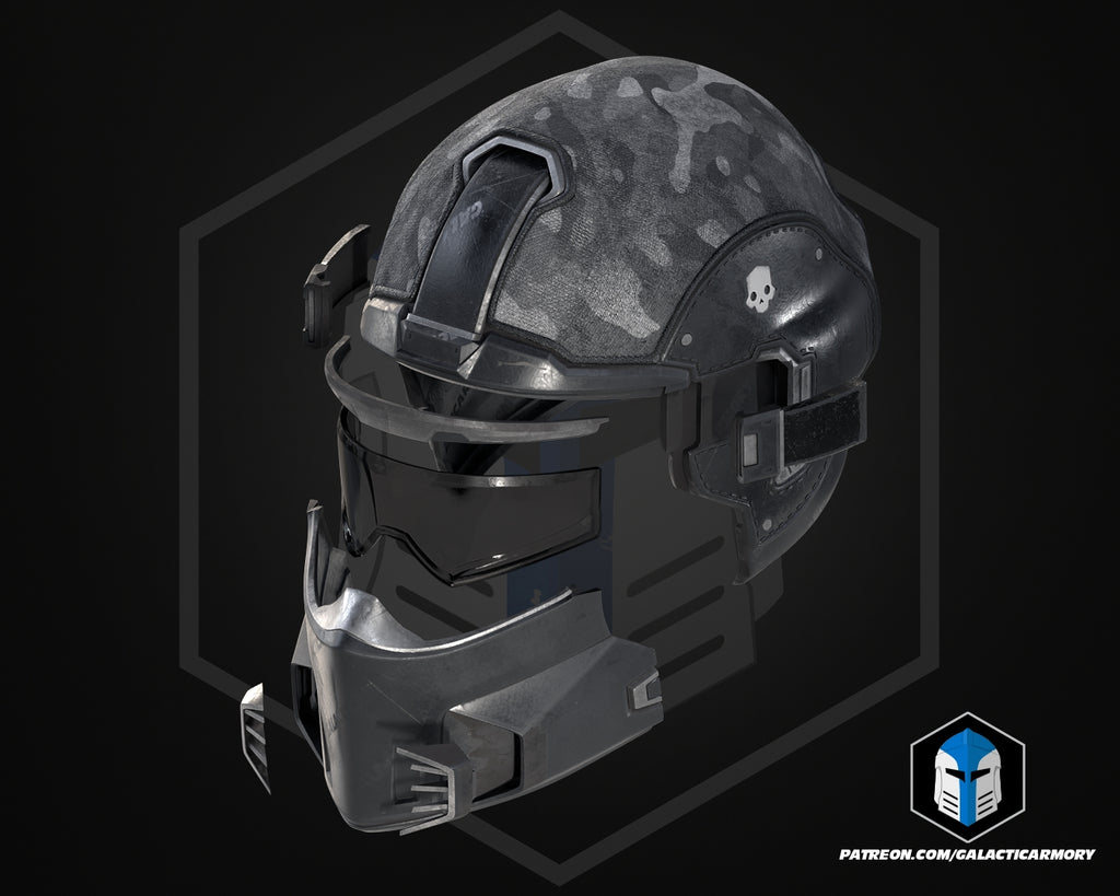 Helldivers 2 Shadow Paragon Helm DIY Kit