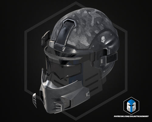 Helldivers 2 Shadow Paragon Helm DIY Kit