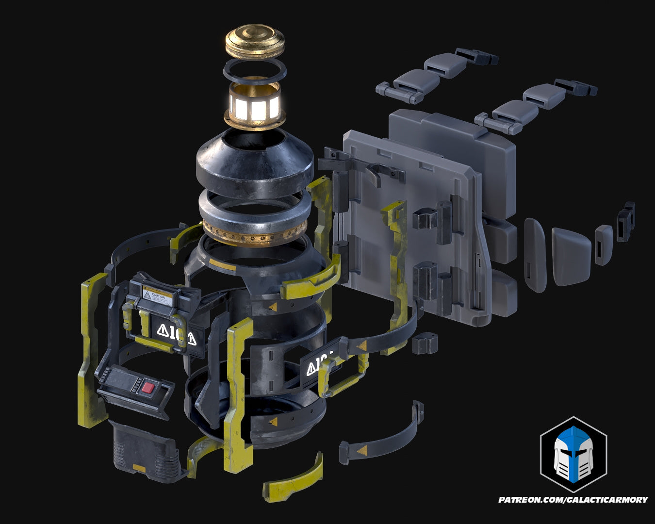 Helldivers 2 Hellbomb Backpack DIY Kit