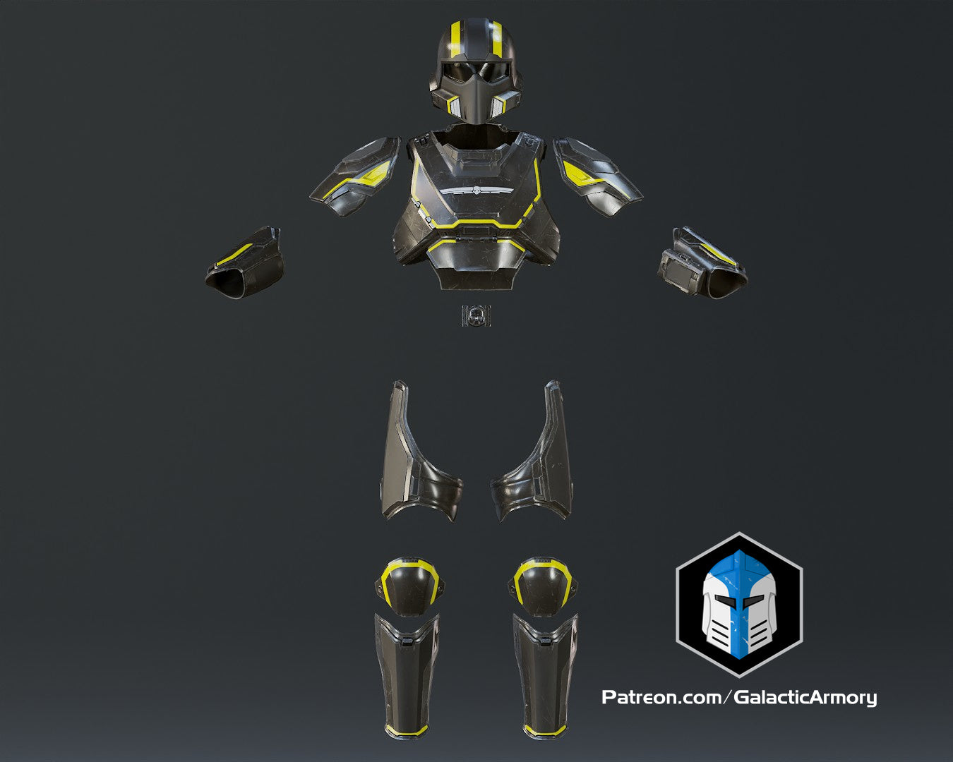 Helldivers 2 B-01 Armor DIY Kit