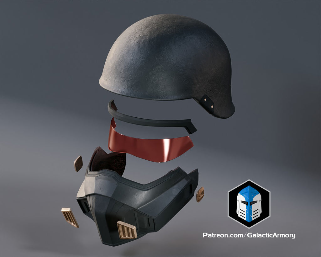 Helldivers 2 Light Gunner Helm DIY Kit