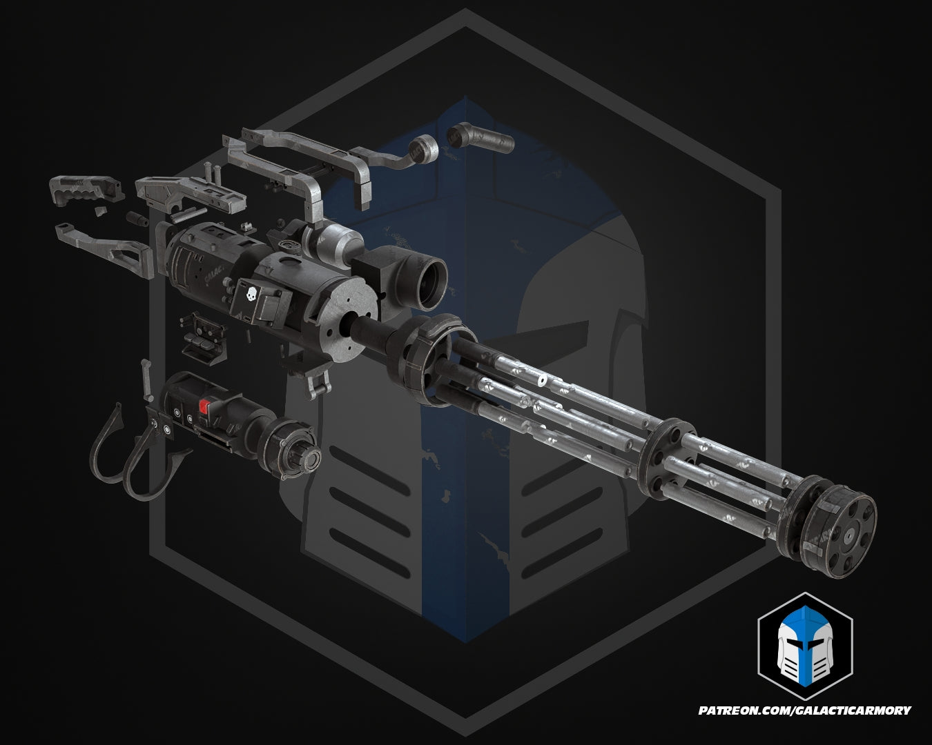 Helldivers 2 Maxi Gun DIY Kit