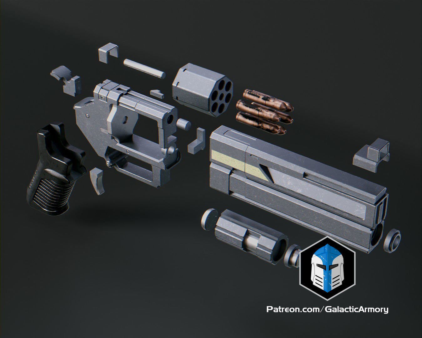 Helldivers 2 Senator Pistol DIY Kit