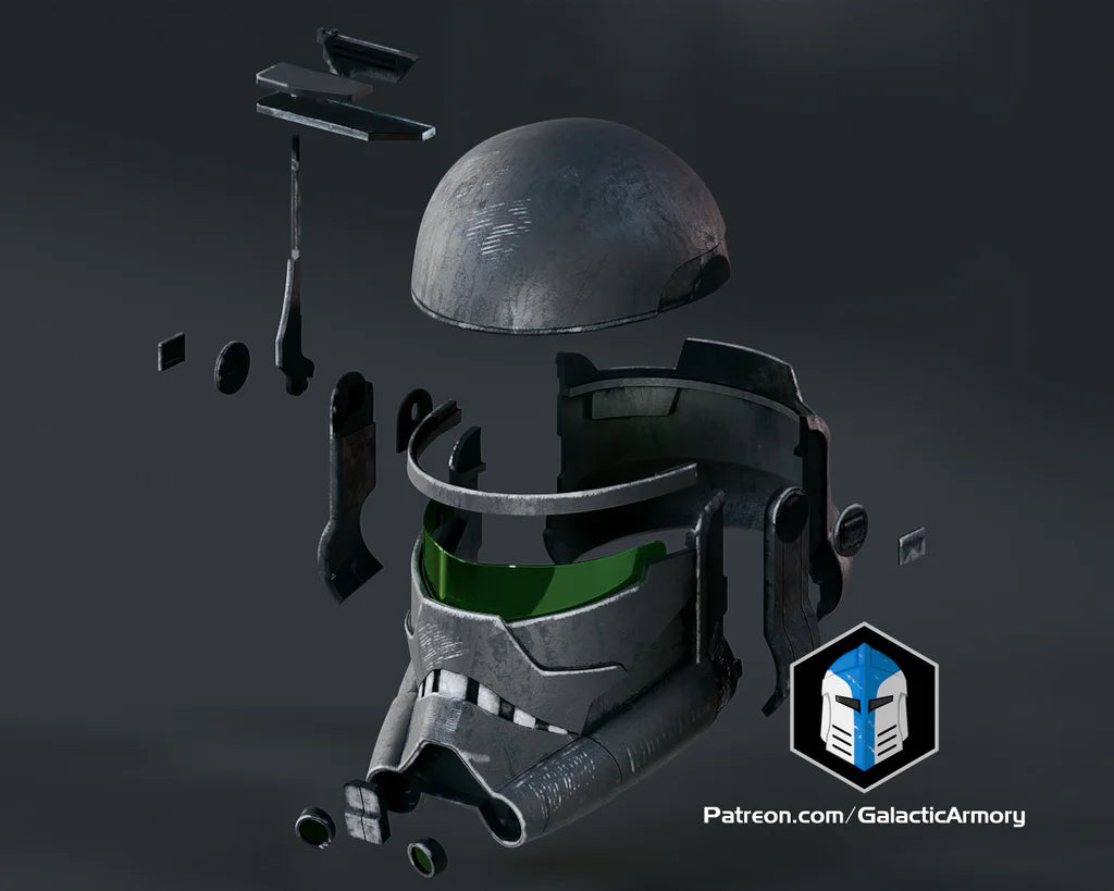 Star Wars Bad Batch Imperial Crosshair Helm DIY Kit