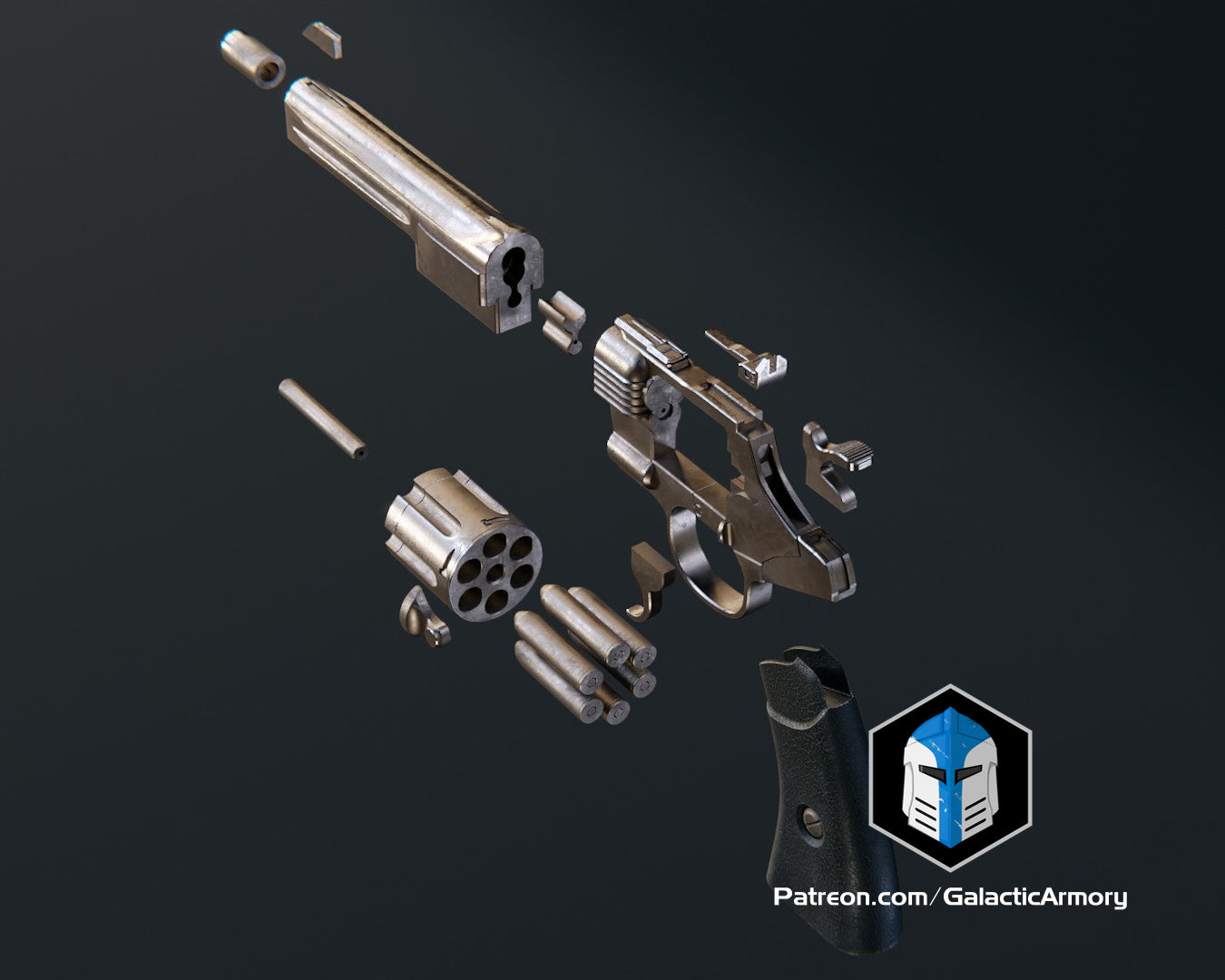 Star Wars Mandalorian Gunslinger Pistol DIY Kit