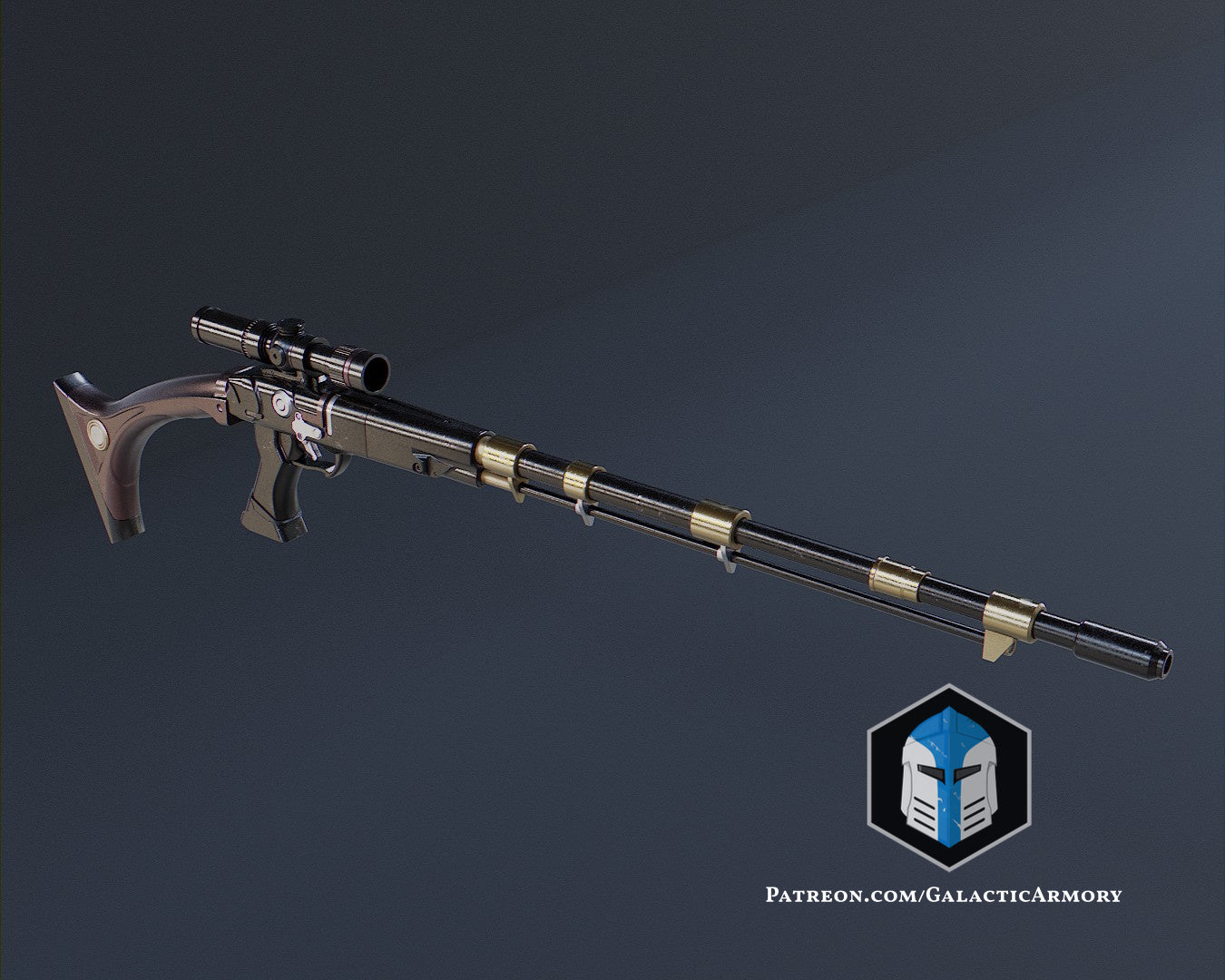 Star Wars Mandalorian Longshot Rifle DIY Kit