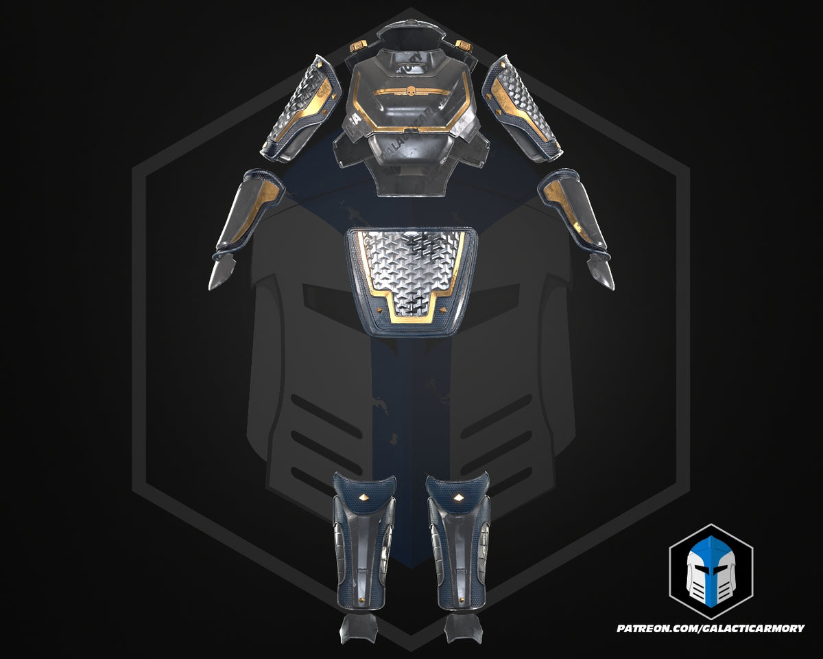 Helldivers 2 Mountain Scaled Armor DIY Kit