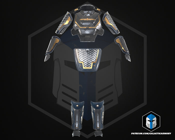 Helldivers 2 Mountain Scaled Armor DIY Kit