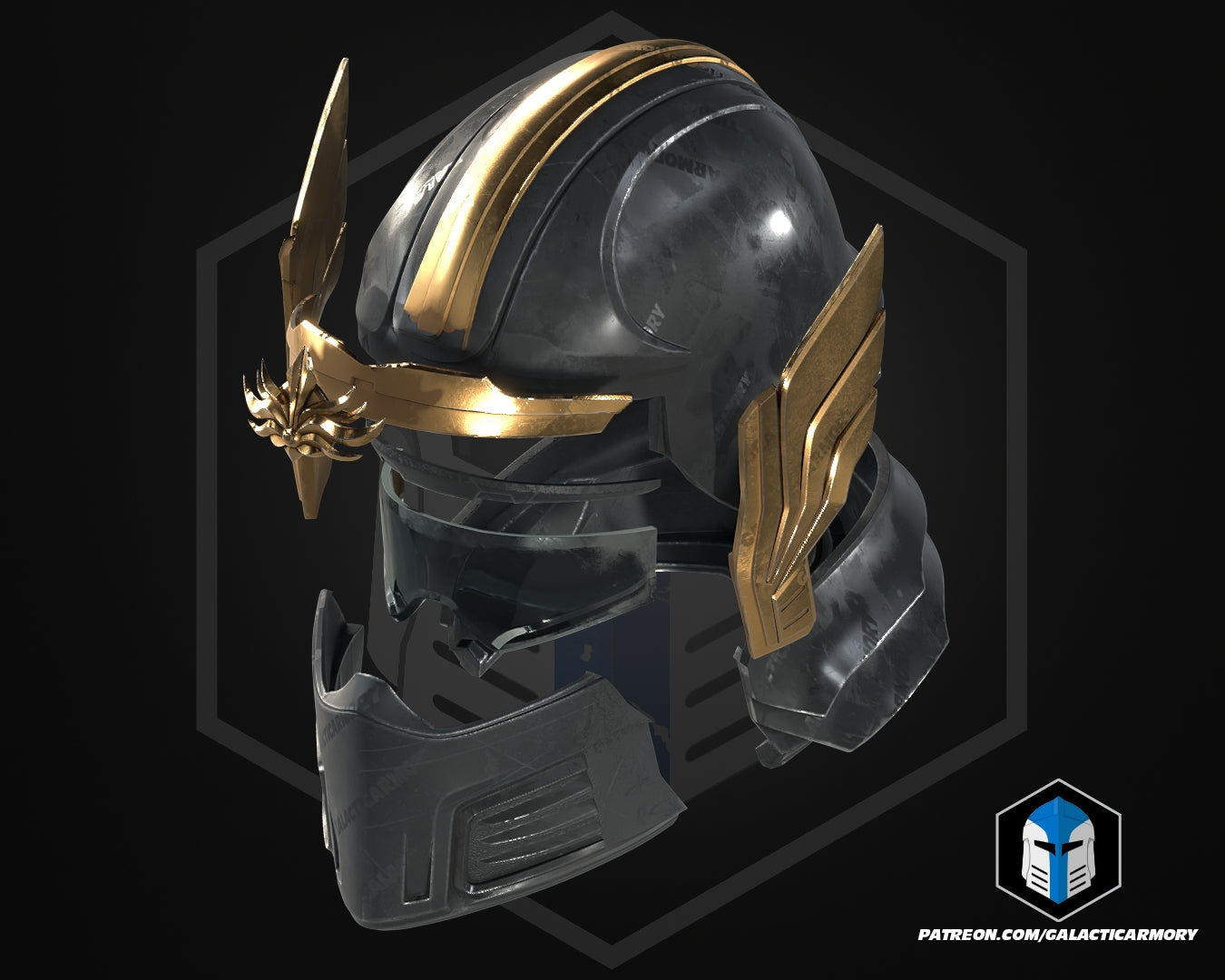 Helldivers 2 Mountain Scaled Helm DIY Kit