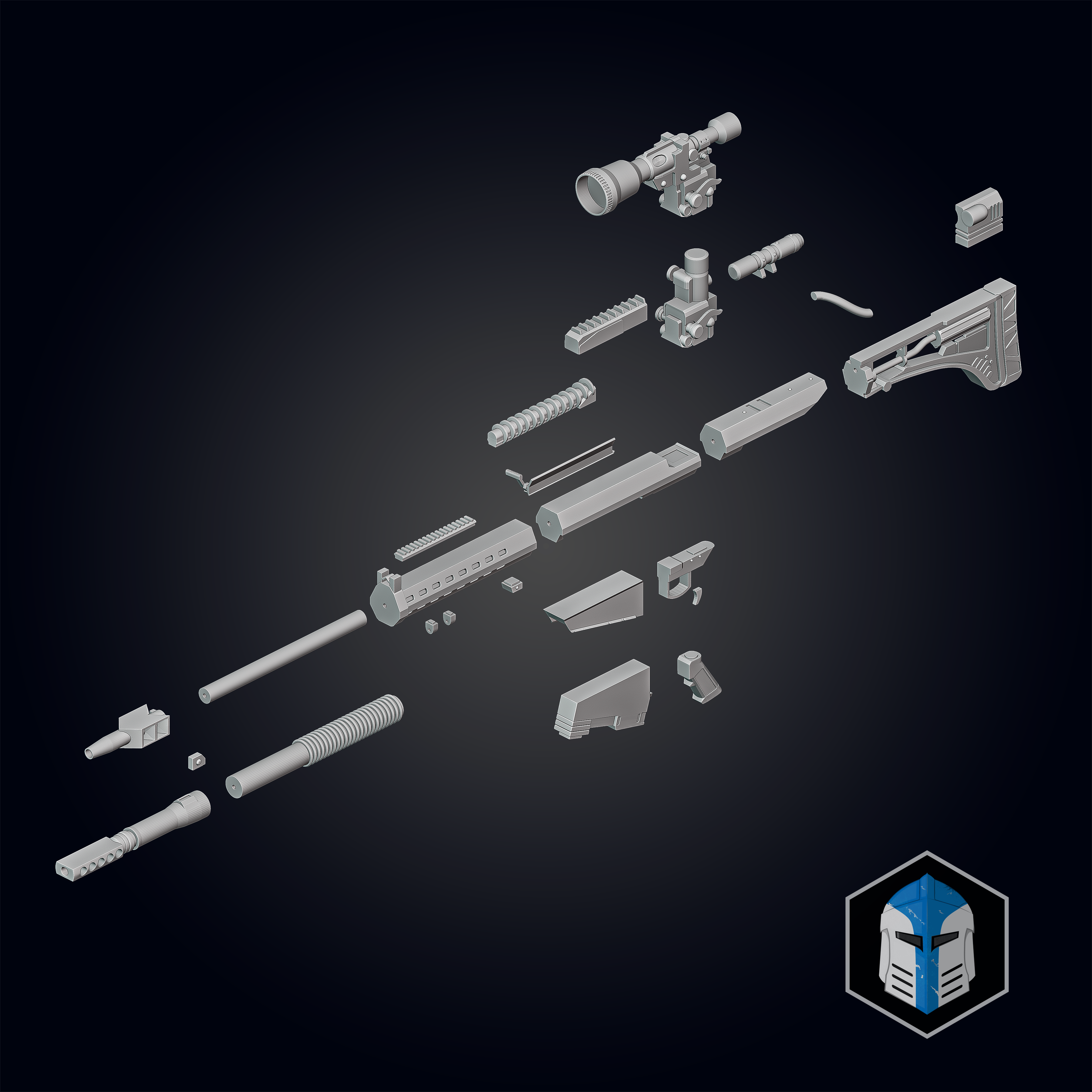 Star Wars NT-242 Rifle DIY Kit