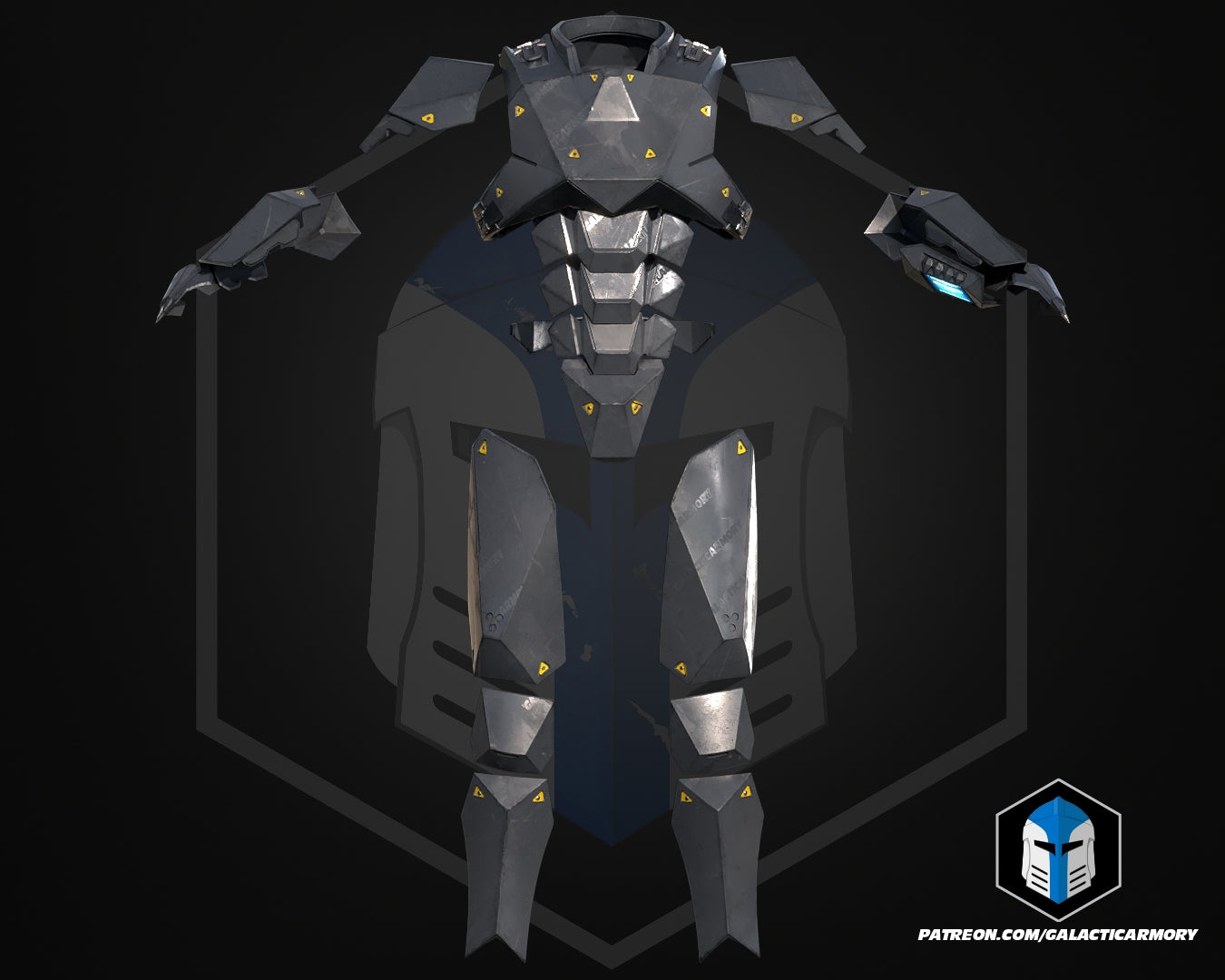 Helldivers 2 Null Cipher Armor DIY Kit