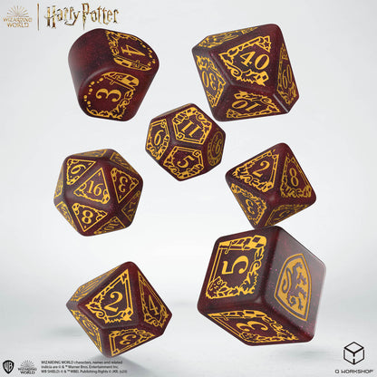 Harry Potter - Gryffindor Modern Dice Set - Red (7)