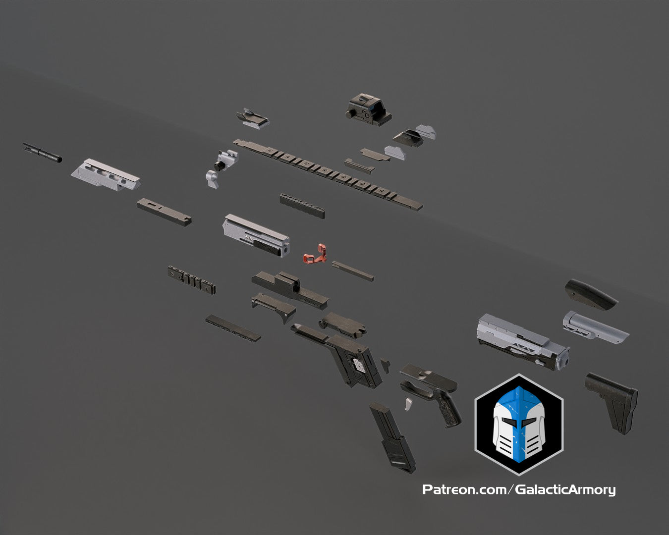 Star Wars R-201 Rifle DIY Kit