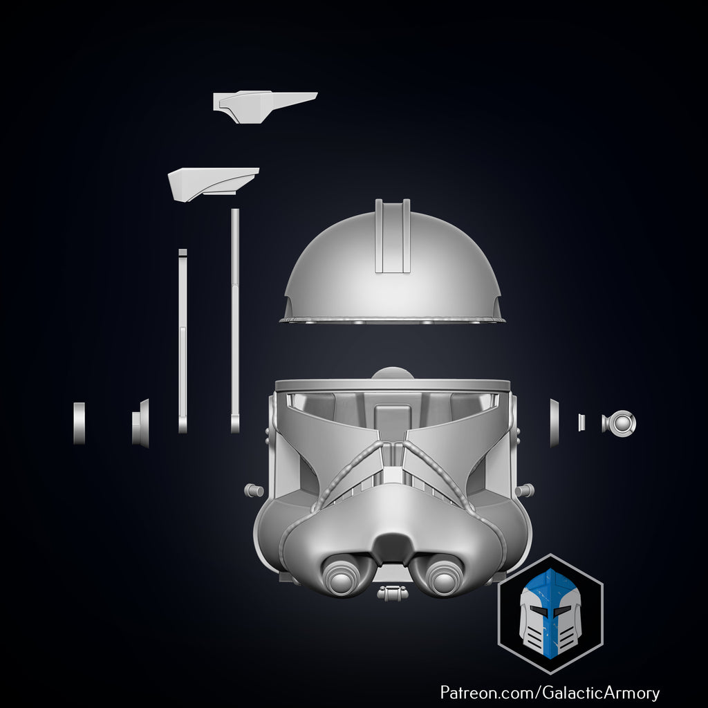 Star Wars Captain Rex Helm DIY Kit (Realistisch)