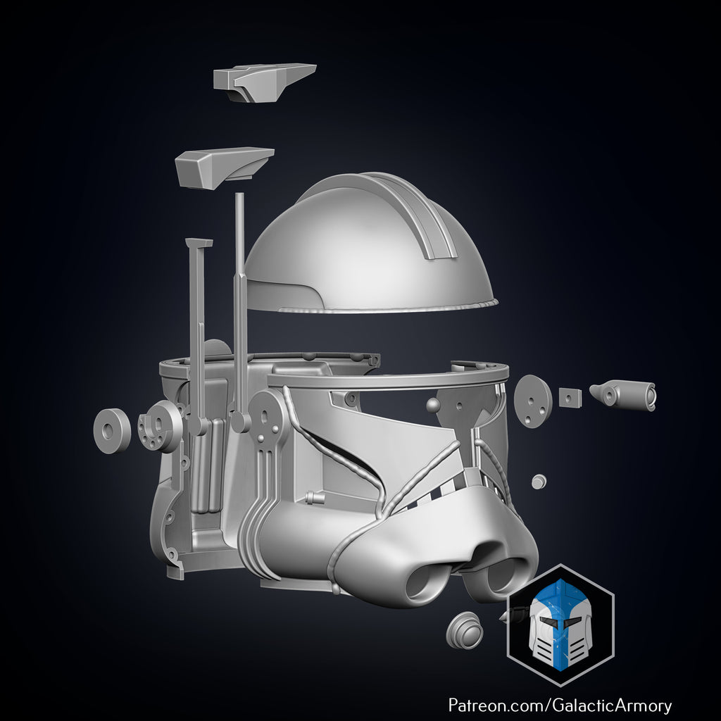Star Wars Captain Rex Helm DIY Kit (Realistisch)