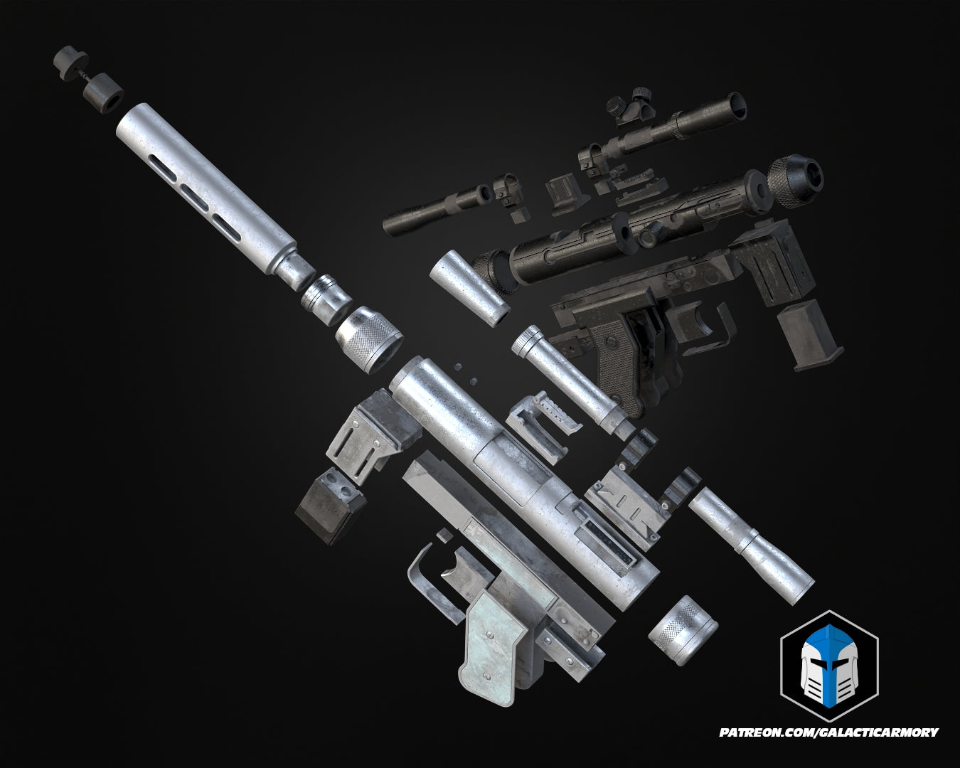 Star Wars SE-14R Blasters DIY Kit