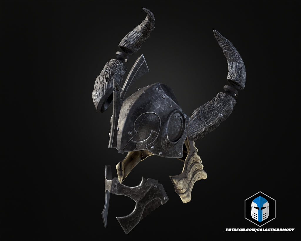 Skyrim Dragonbone Helm DIY Kit