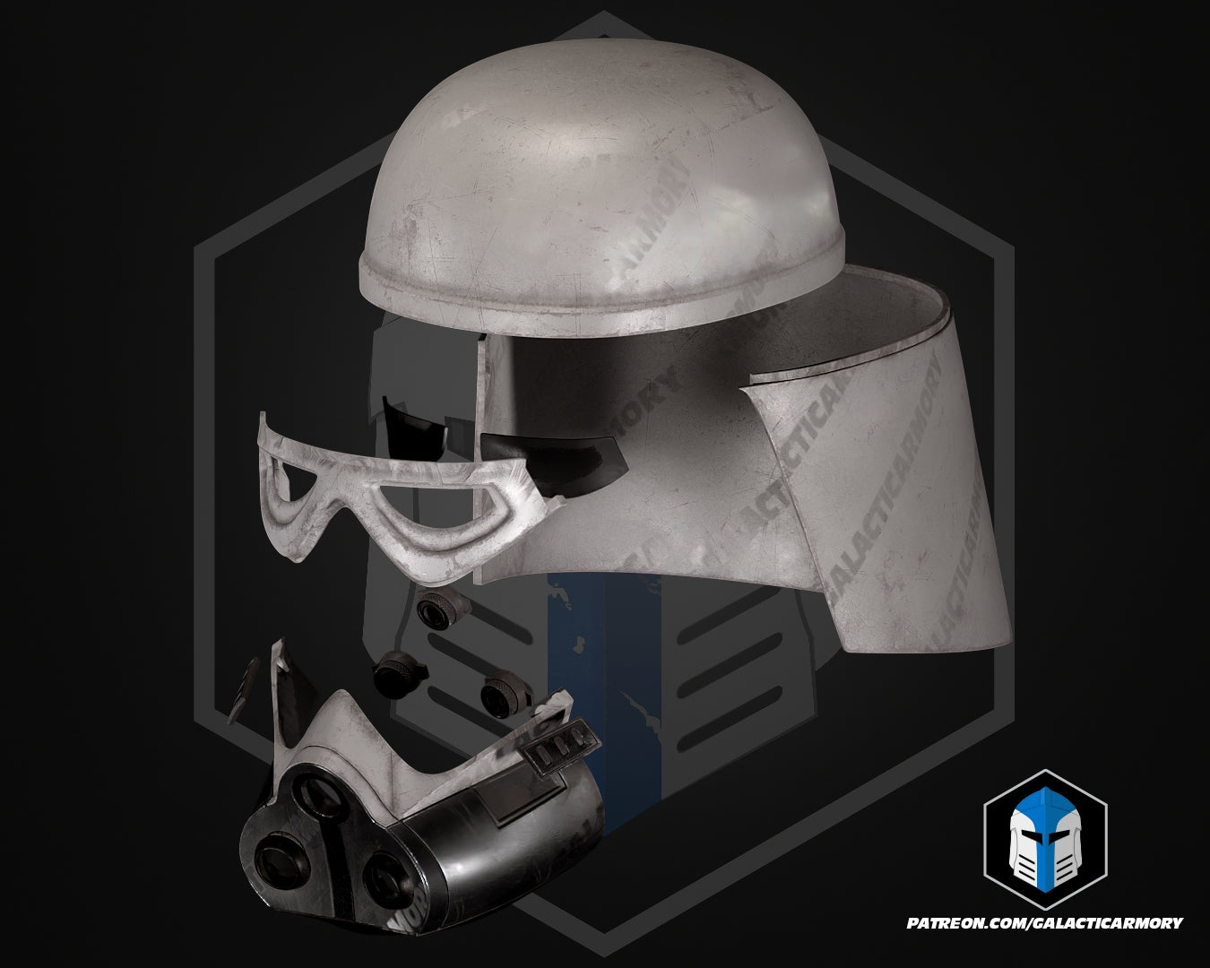 Star Wars Snowtrooper Remnant Helm DIY Kit