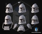Star Wars Phase 1 Clone Trooper Helm DIY Kit (Animatie)