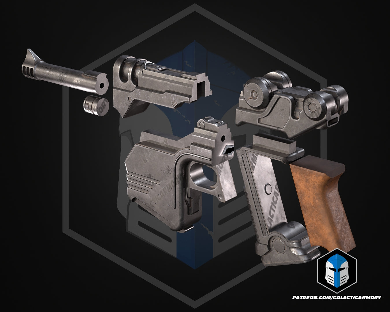 Helldivers 2 Veto Sidearm DIY Kit
