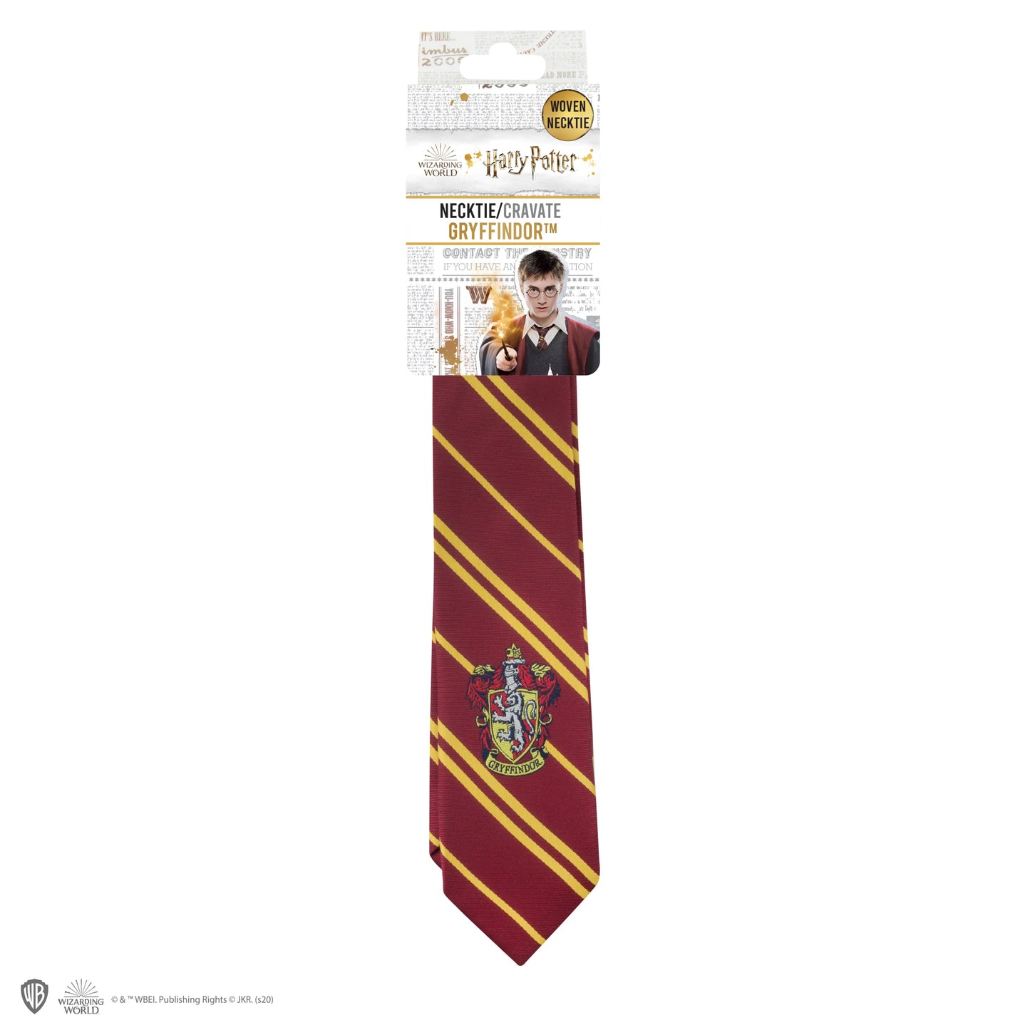 Harry Potter Webkrawatte mit Wappen Gryffindor – Neuauflage