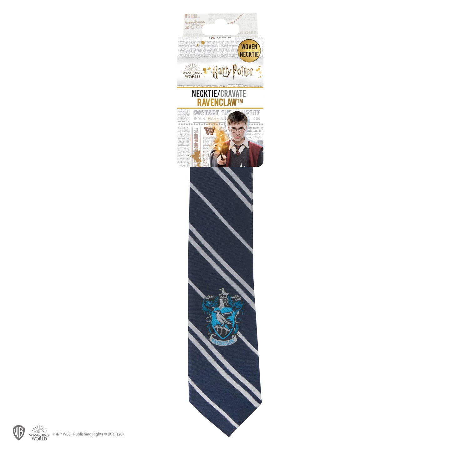 Harry Potter Woven Crest Tie Ravenclaw - New Edition