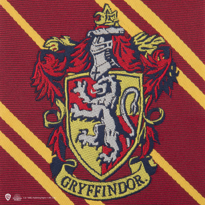 Harry Potter Kinder-Krawatte mit gewebtem Wappen Gryffindor – Neuauflage
