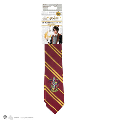 Harry Potter Kinder-Krawatte mit gewebtem Wappen Gryffindor – Neuauflage