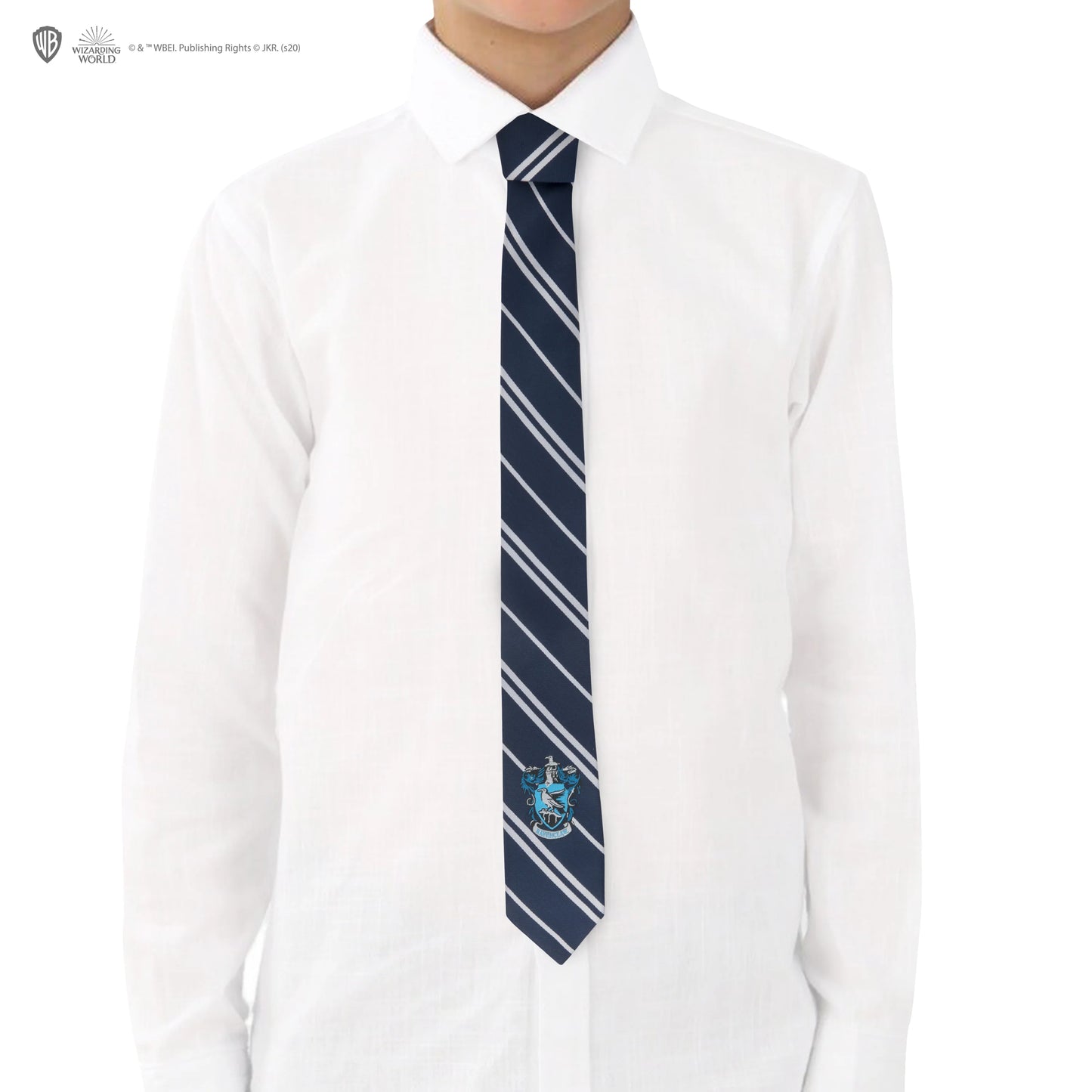 Harry Potter Kids Woven Crest Tie Ravenclaw - New Edition