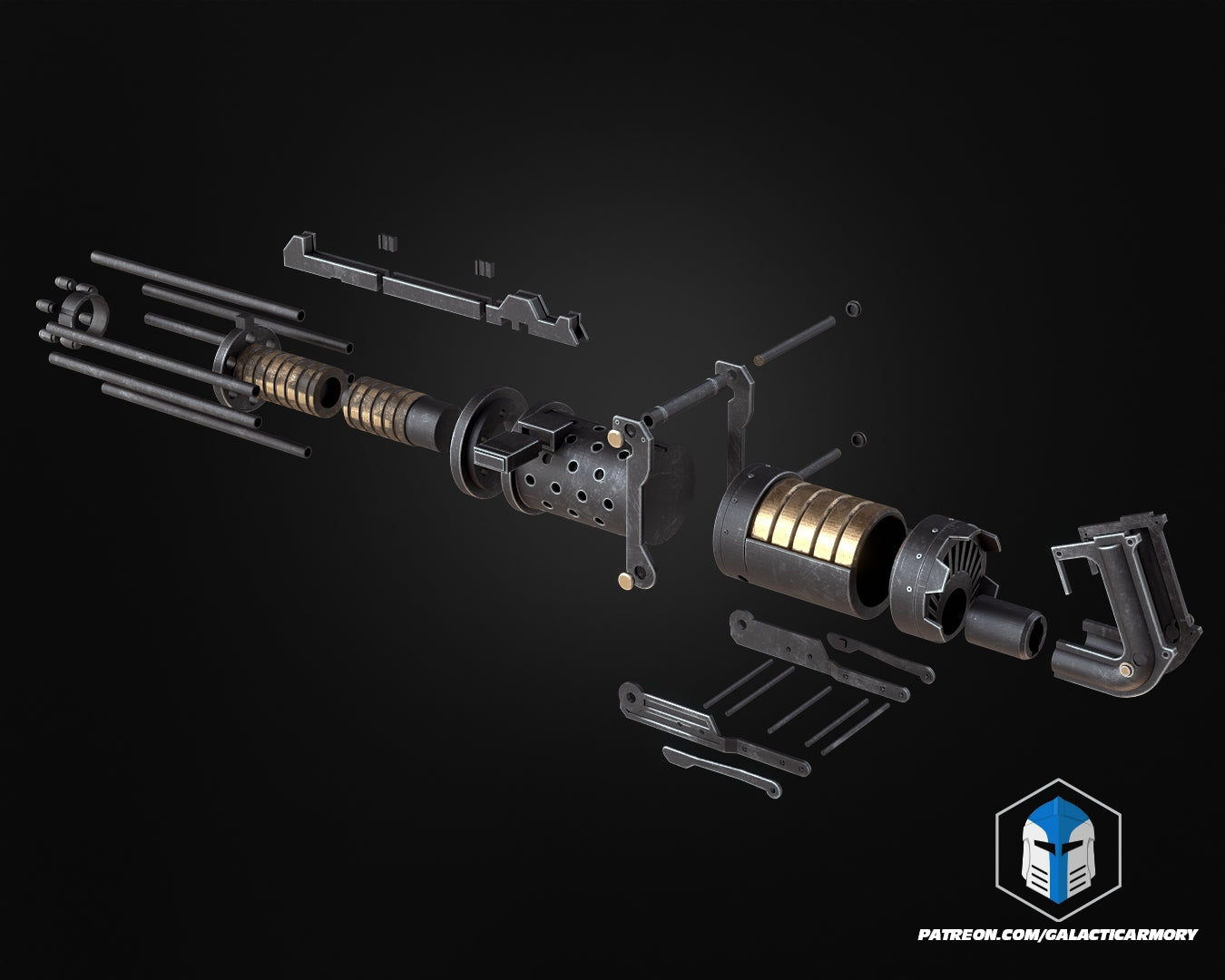 Star Wars Z-6 Rotary Cannon DIY Kit
