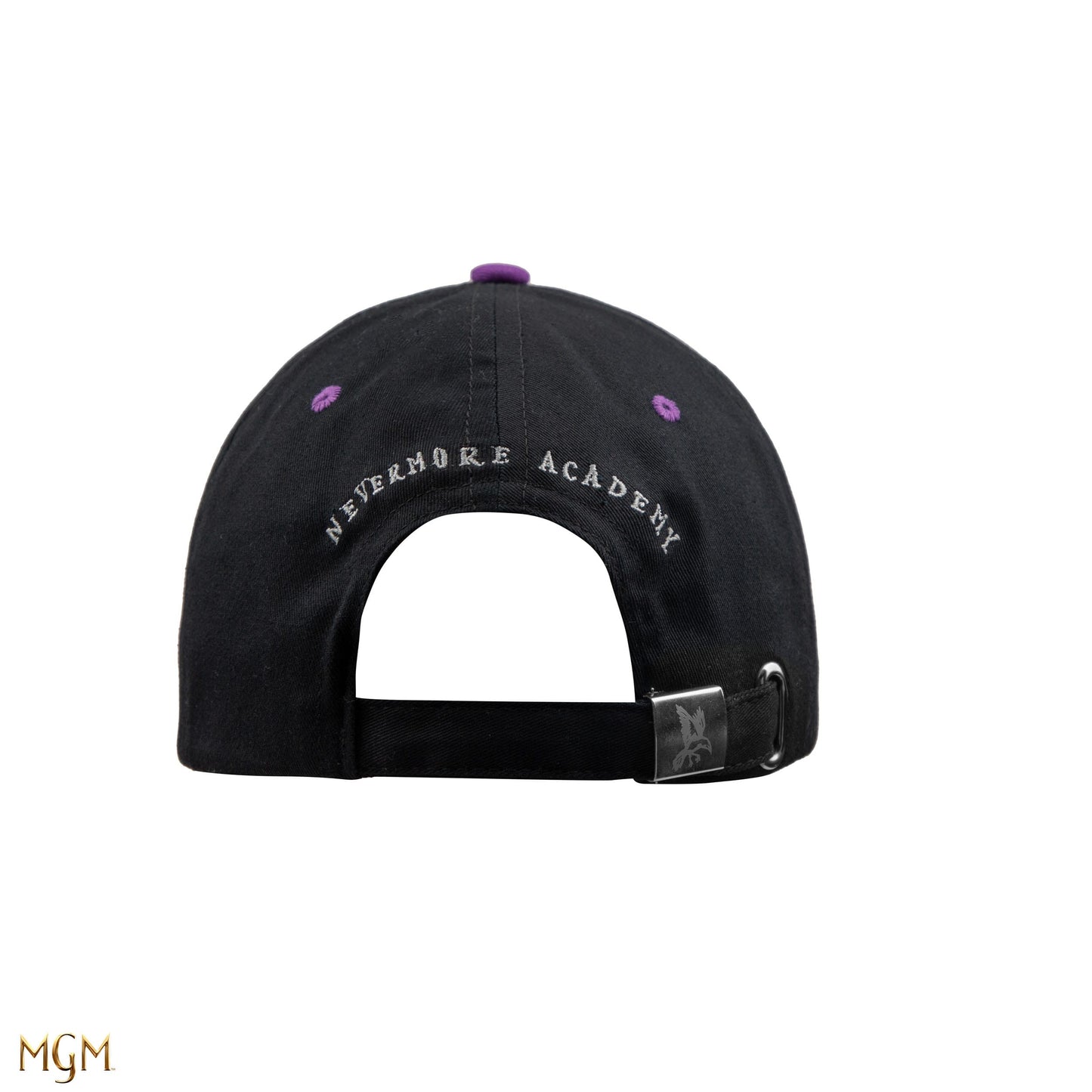 Wednesday Curved Bill Cap Nevermore Academy Purple