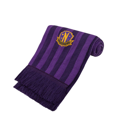 Wednesday Scarf Nevermore Academy Purple 190 cm