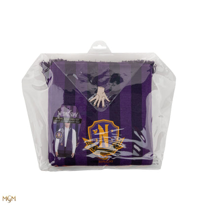 Wednesday Scarf Nevermore Academy Purple 190 cm