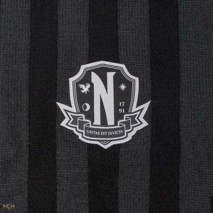 Wednesday Scarf Nevermore Academy Black 190 cm