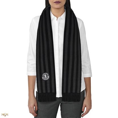 Wednesday Scarf Nevermore Academy Black 190 cm