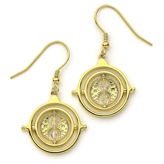 Harry Potter Drop Earrings Time Turner (gold plated)